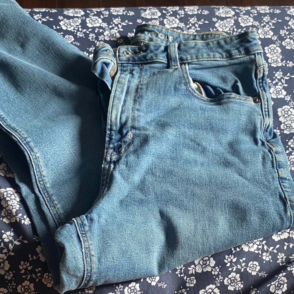 American Eagle By Payless Blue Straight Leg Jeans